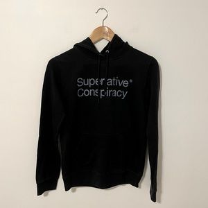 WESC Superlative Conspiracy Black Hoodie